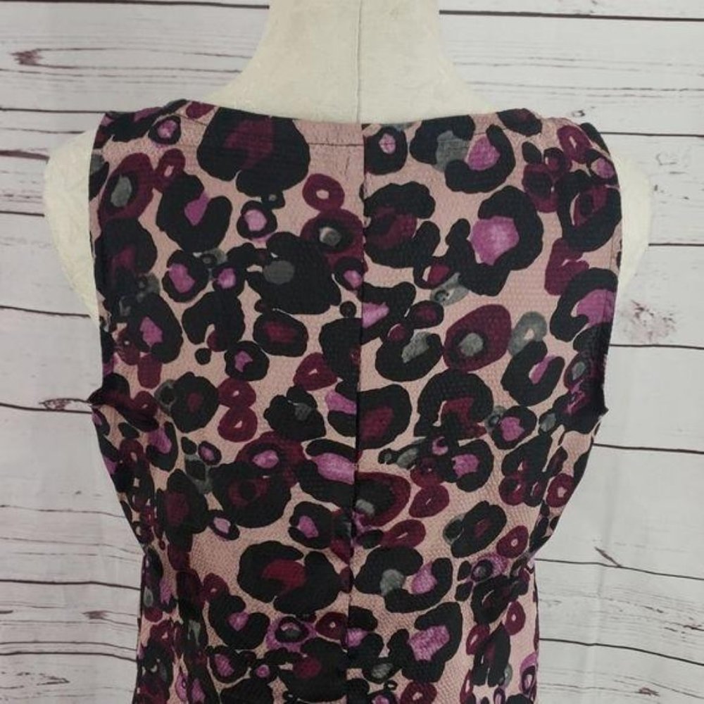 Apt. 9 Abstract Dotted Pleated Front Tank Top - image 3